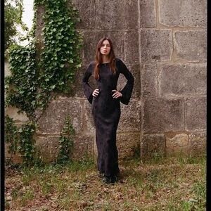 Réalisation Par Gia Dress Midnight Rose XS